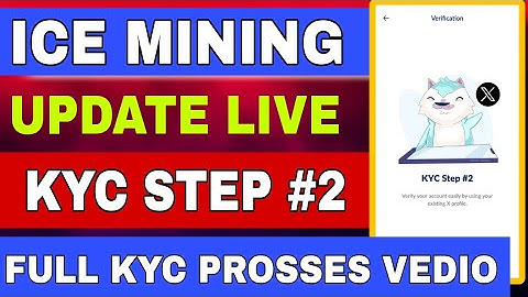 Ice Network Mining  Update  Step2 KYC Live🤑 || ICE Mining KyC Update #iceminingupdate