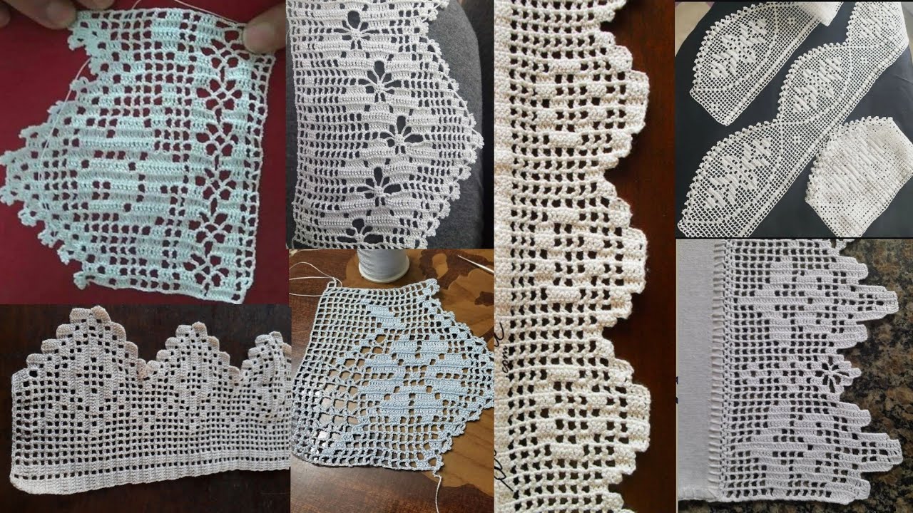 Crochet lace motifs lacy designs and ideas #crochet #crochetlace #crochetideas #crochetdesigns 