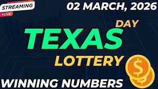 Texas Day Lottery Results For - 02 Mar, 2026 - Pick 3 - Daily 4 - All or Nothing - Cash 5- Powerball