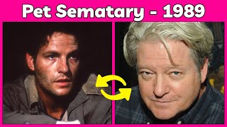 Pet Sematary (1989) Cast - Then and Now (2025) | Faces of Film