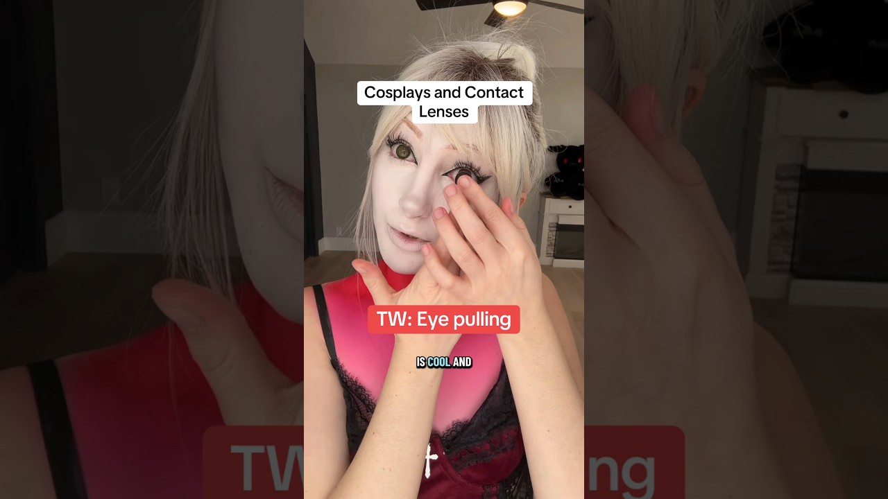 Contact Lenses with White Foundation 👁️