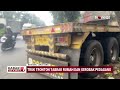 Truk Tronton Tabrak Rumah Warga dan Gerobak Pedagang di Bandung | Kabar Utama