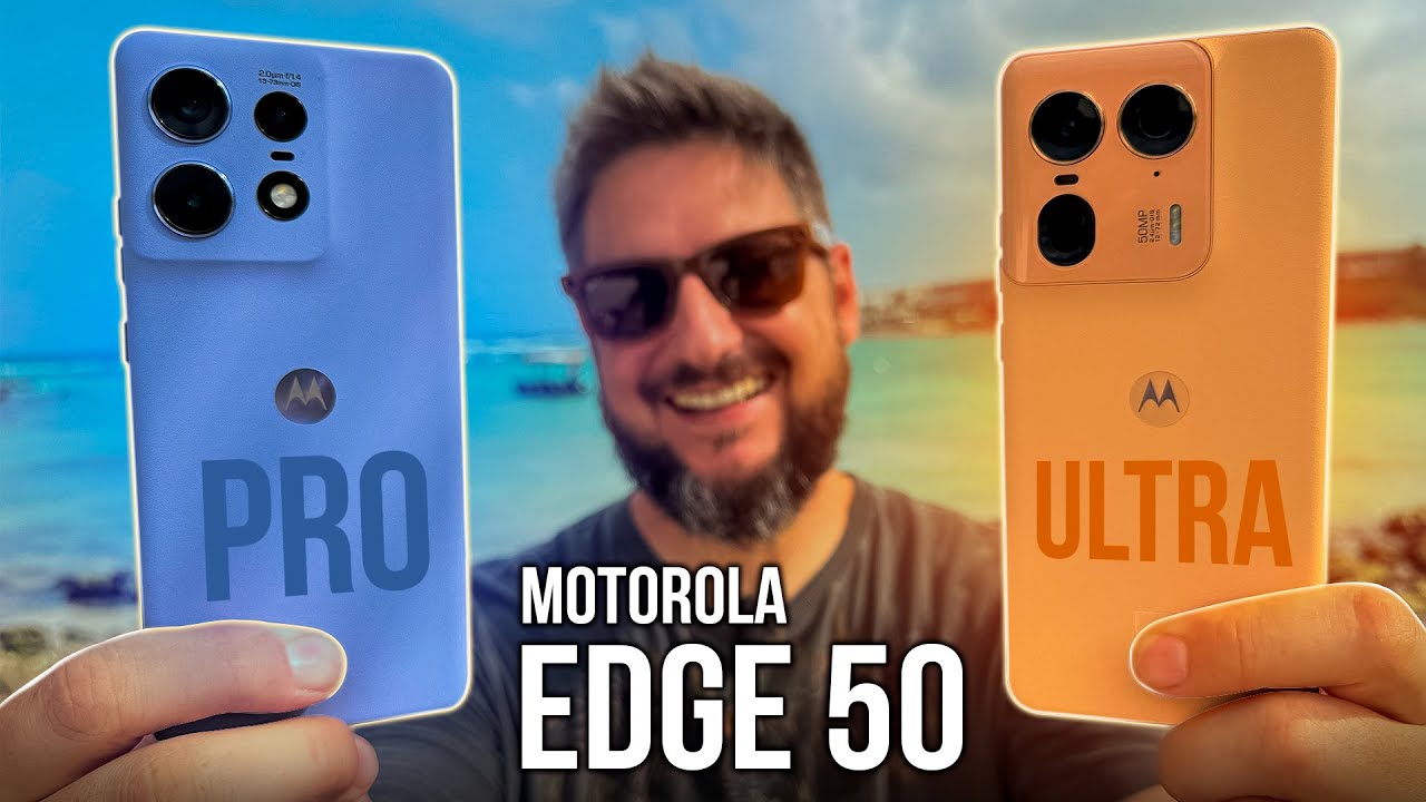 Hands-on Motorola Edge 50 Pro e Ultra direto do México: câmeras são destaque!