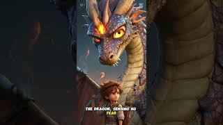 A brave boy. A wounded dragon. One unforgettable flight. 🐉✨ #DragonAdventure #animation  #dragon