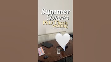 PhD thesis writing - concluding the journey #phd #cozycorner #phdstudent #thesis