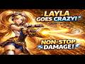 NON-STOP Layla DAMAGE?! 😱 Insane Carry Gameplay | MLBB