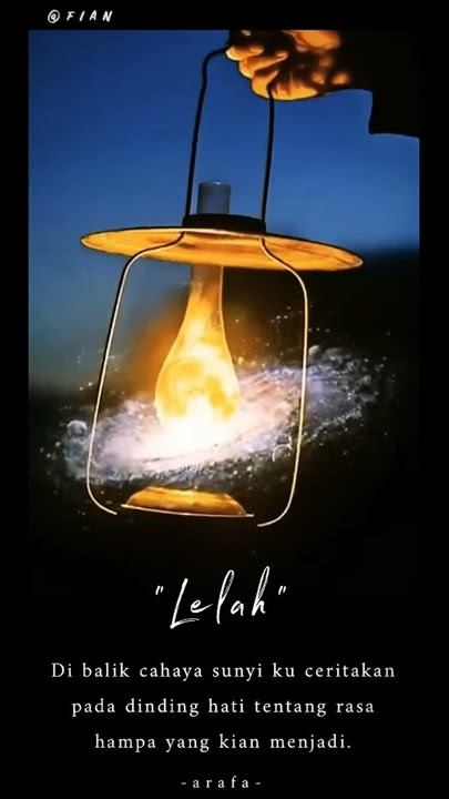 Literasi 15 detik 'Lelah' ( atur layar full sreen )