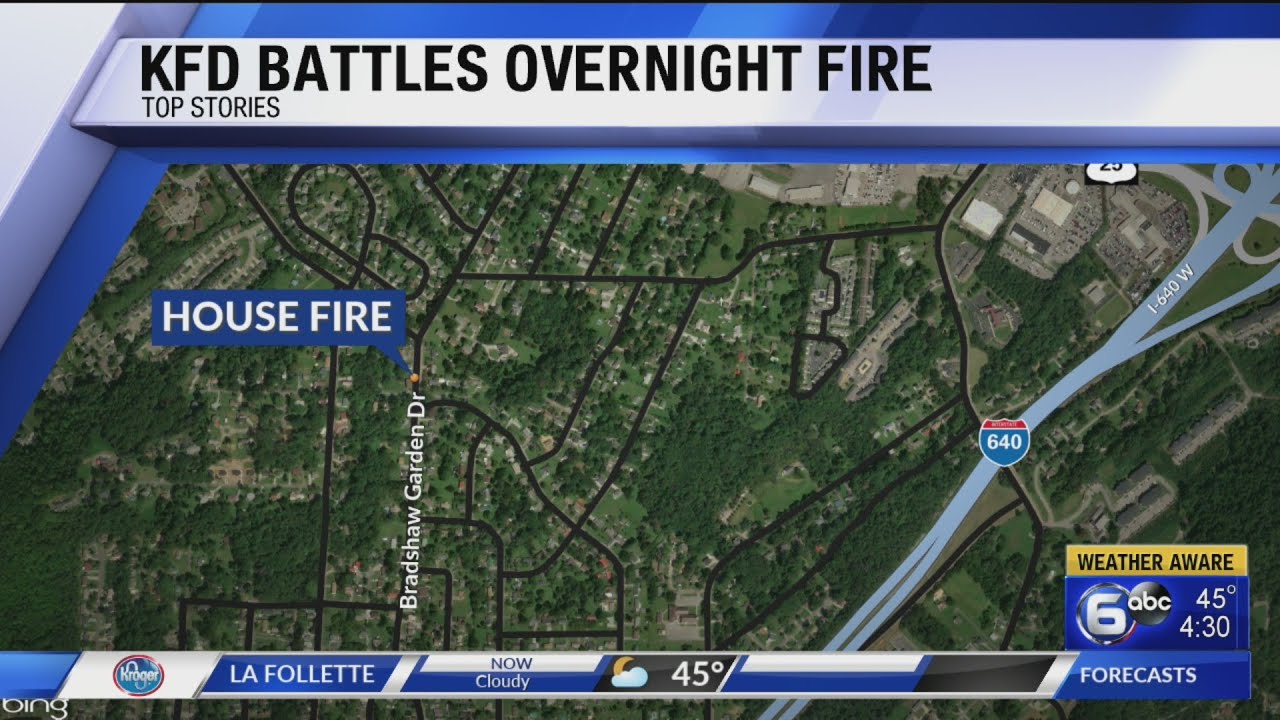 Knoxville fire crews extinguish North Knoxville house fire YouTube