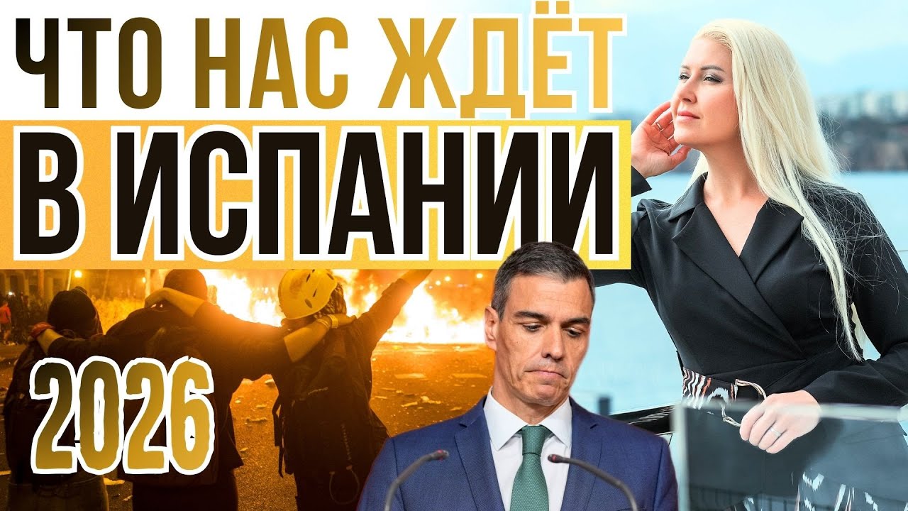 КАКОЙ БУДЕТ ЖИЗНЬ В ИСПАНИИ в 2026 году? Увольнения, бизнес, кризис в обществе