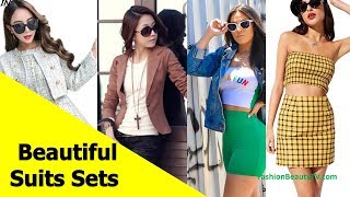 50 beautiful suit sets for ladies S5 screenshot 4
