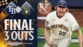 THRILLING 9th INNING: Brewers ESCAPE jam vs. Rays for World Series Game 1 win 🍿 | MLB Highlights