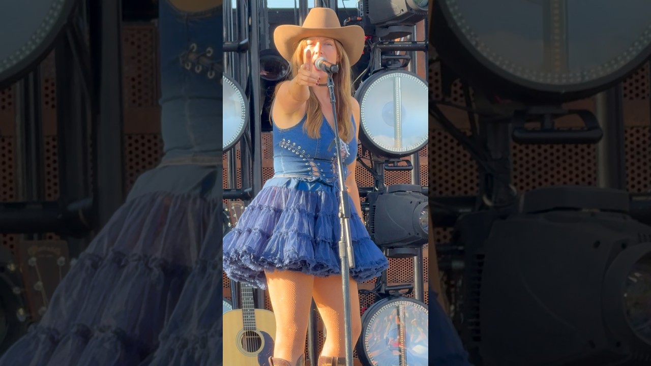 WOW! Kaitlin Butts pointed at me during, “Bang, Bang (My Baby Shot Me Down).” 