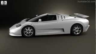 Bugatti EB110 1995 3D model by 3DModels.org