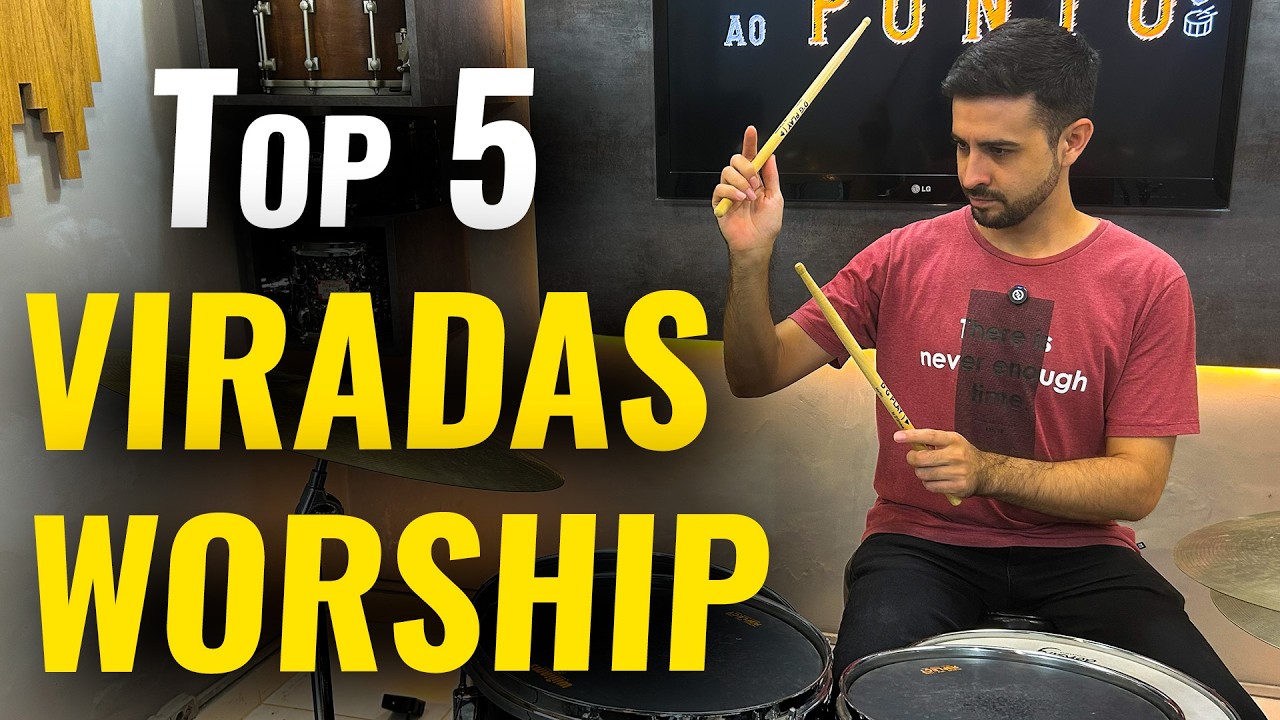5 Viradas de Bateria que TODO baterista de Worship usa