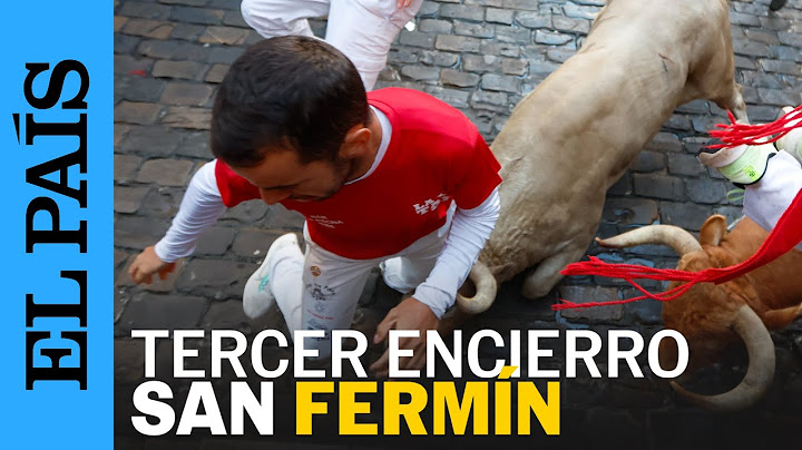 TERCER ENCIERRO DE SAN FERMÍN: Muy veloz y lleno de caídas, atropellos e imprudencias | EL PAÍS