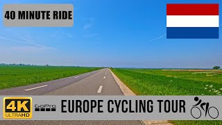 ECT: Spakenburg to Amersfoort: Scenic Dutch Bike Ride (40 minute workout, 4K)🇳🇱
