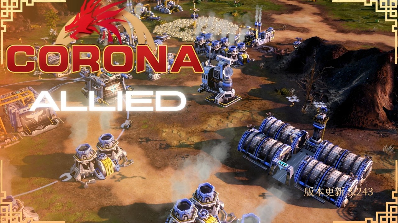 Red Alert 3 [Corona] - Allied vs Insane AI | 1 vs 6 | Skirmish