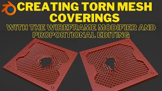 Creating a torn mesh panel in Blender screenshot 1