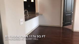 B3 Floor Plan 1176 Sq Ft