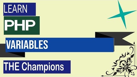 PHP Variables Tutorial in Urdu / Hindi