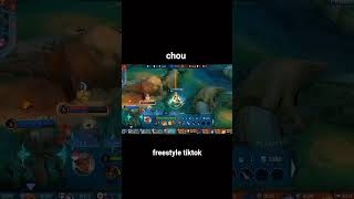 chou freestyle tiktok 🔥.#mlbb #gamtng #diamondmobilelegends #mlbbcreatorcamp #esports #montage