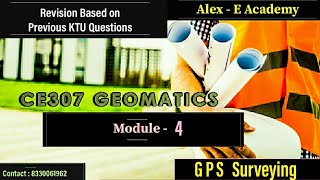 Geomatics | Module 4 | Revision Based on Previous Year University Questions |