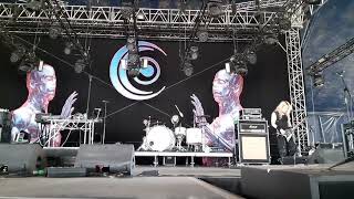 Crossfaith at Rock for People Festival 2022 - Tatsu's drum solo before the gig (17.6.)