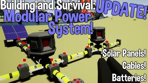 Update! Modular Power System! - Generate, Store and Transfer Power! - Unreal Engine 4