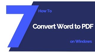 how to convert word to pdf on windows | pdfelement 7