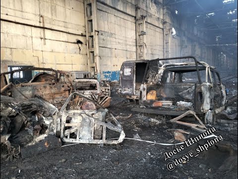 Ukraine's Baba Yaga Drones Destroy 11 Russian Vehicles at Refuelling/Repair Depot in Donetsk