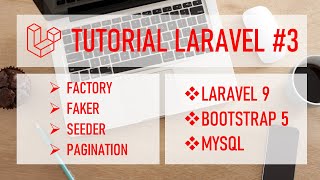 Laravel 9 Tutorial 3 Pagination + Bootstrap 5 + MySQL