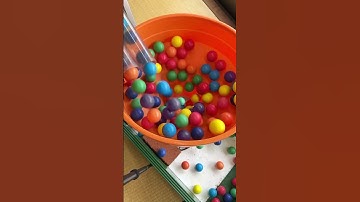 Marble Run (Large Funnel and Transparent Long Pipe Course) #4 #ASMR