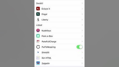 Cydia tweak Xen html