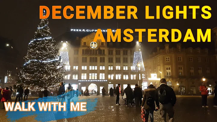 AMSTERDAM Evening December Walk Netherlands