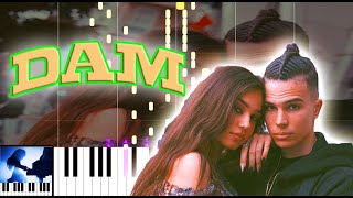 Voyage x Breskvica - Dam 🎹 Piano Tutorial 🎹 Piano Cover 🎹 Instrumental