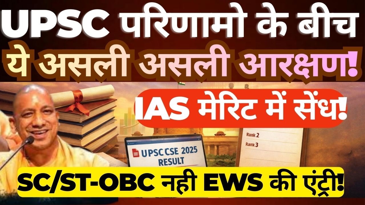 CM Yogi’s Big Statement After UPSC Results|Debate on Merit, Reservation & Opportunity-free coaching