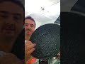 Bavaria Set di Padelle ALTO in Pietra Lavica con Coperchio