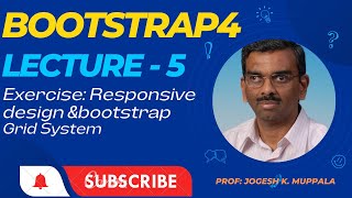Lecture #5 || Exercise: Responsive Design & Bootstrap Grid system (part_1) || Bootstrap_4 Tutorials