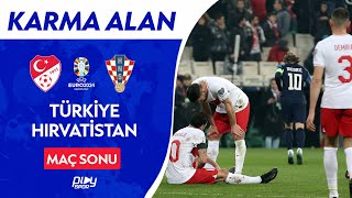 A Milli Takım Hırvatistan’a Mağlup / Türkiye 0-2 Hırvatistan / Karma Alan