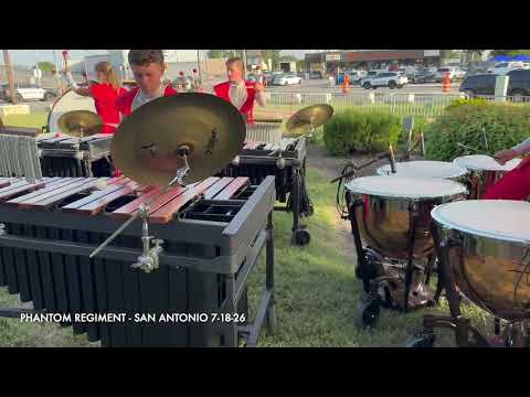 Phantom Regiment 2026   San Antonio Warmup and Full Ensemble