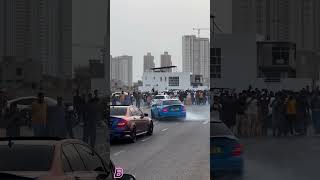 "G63 AMG Goes Wild in Karachi 🇵🇰🔥| Drift &amp; Burnout Show Track #g63amg#KarachiCars#PakistaniCarScene