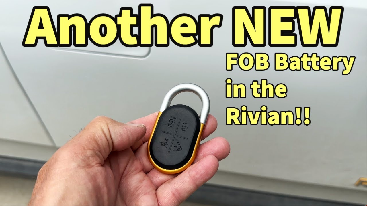 Another NEW FOB Battery in my Rivian R1T!!! - YouTube