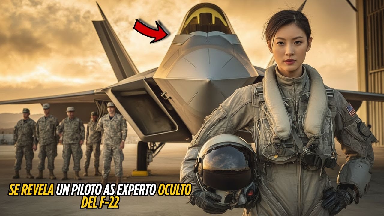 Nunca supieron que era una as… hasta que voló un F-22 Raptor en plena emergencia