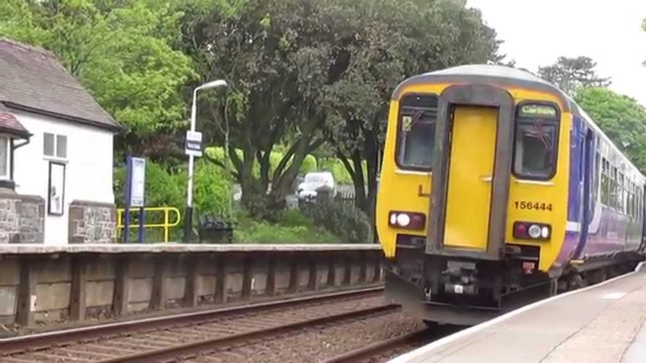 Trains at Kents Bank 03/05/14
