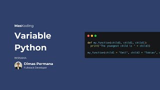 Membuat Variable dalam Python