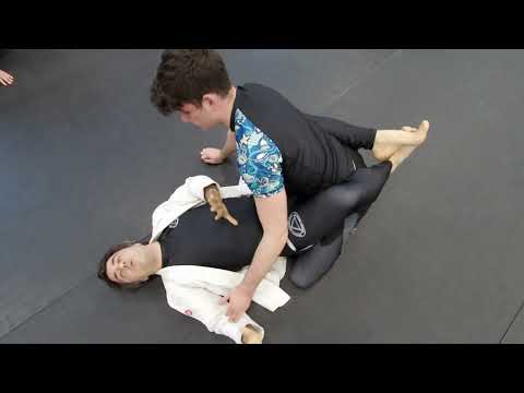 Back take from closed guard no gi