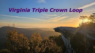 Hiking the Triple Crown Loop - Dragon's Tooth, McAfee Knob, Tinker Cliffs