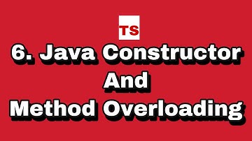 Java Tutorial: 6. Java Constructor overloading and Method overloading