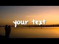 sundial - your text // legendado