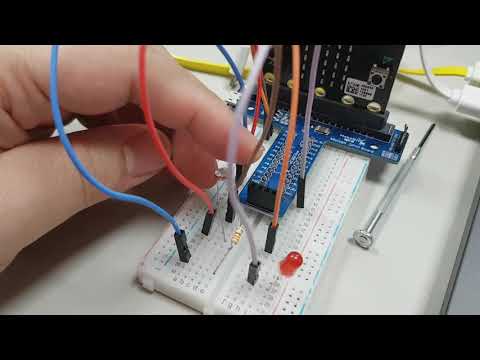 microbit 光敏電阻 LED燈2